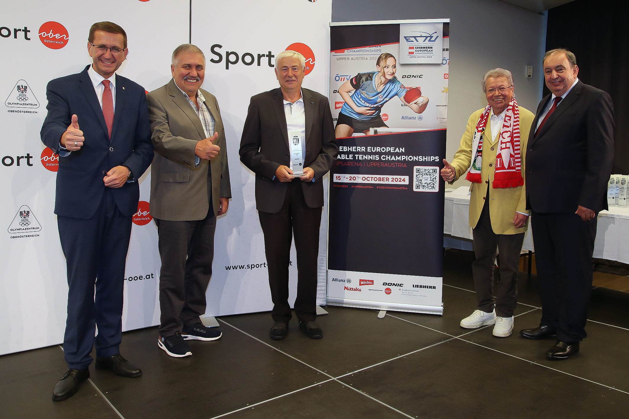 Landessportehrenzeichen für Gerhard Demelbauer