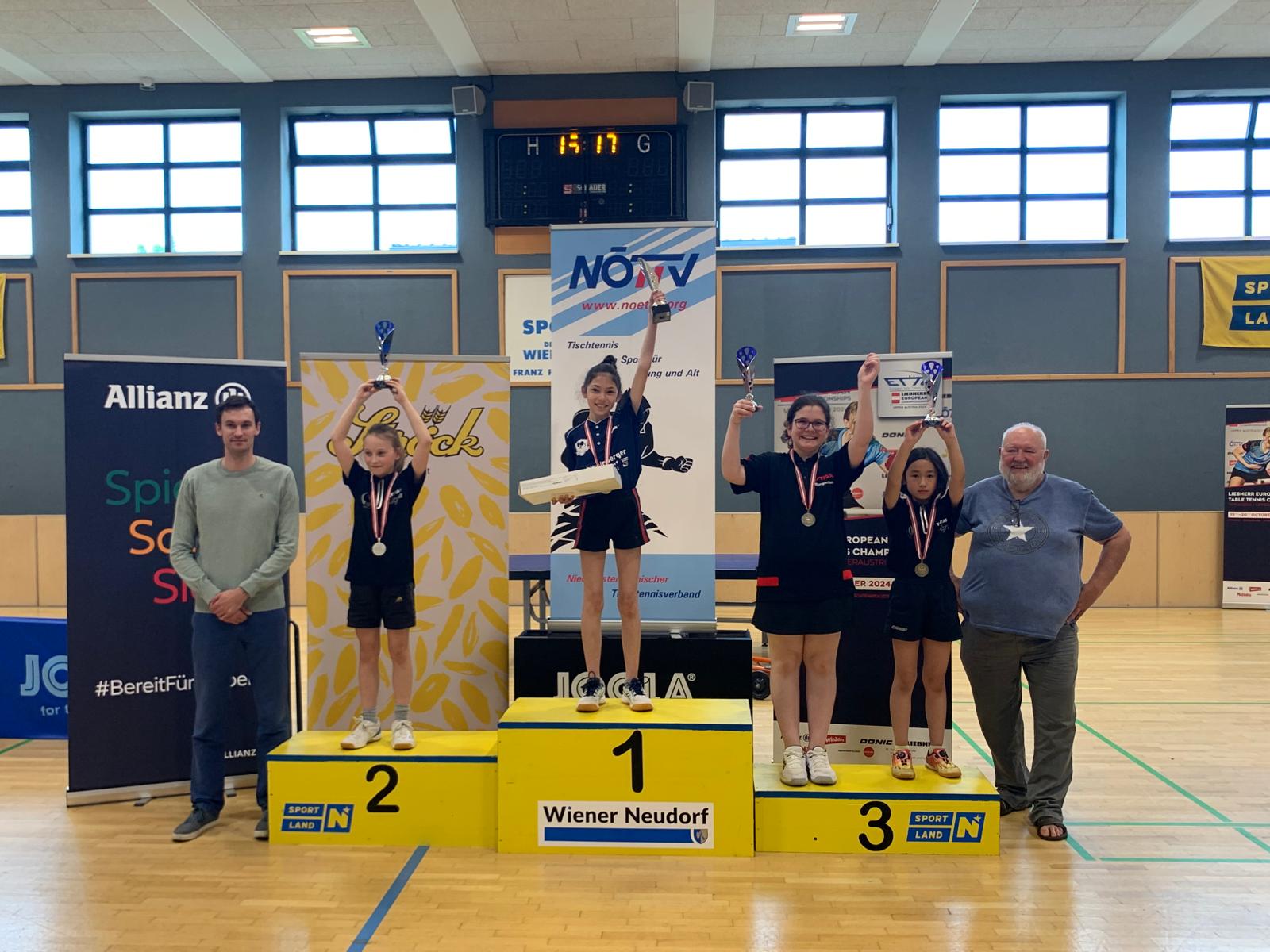 OÖTTV gewinnt Medaillenbilanz bei ÖM U11